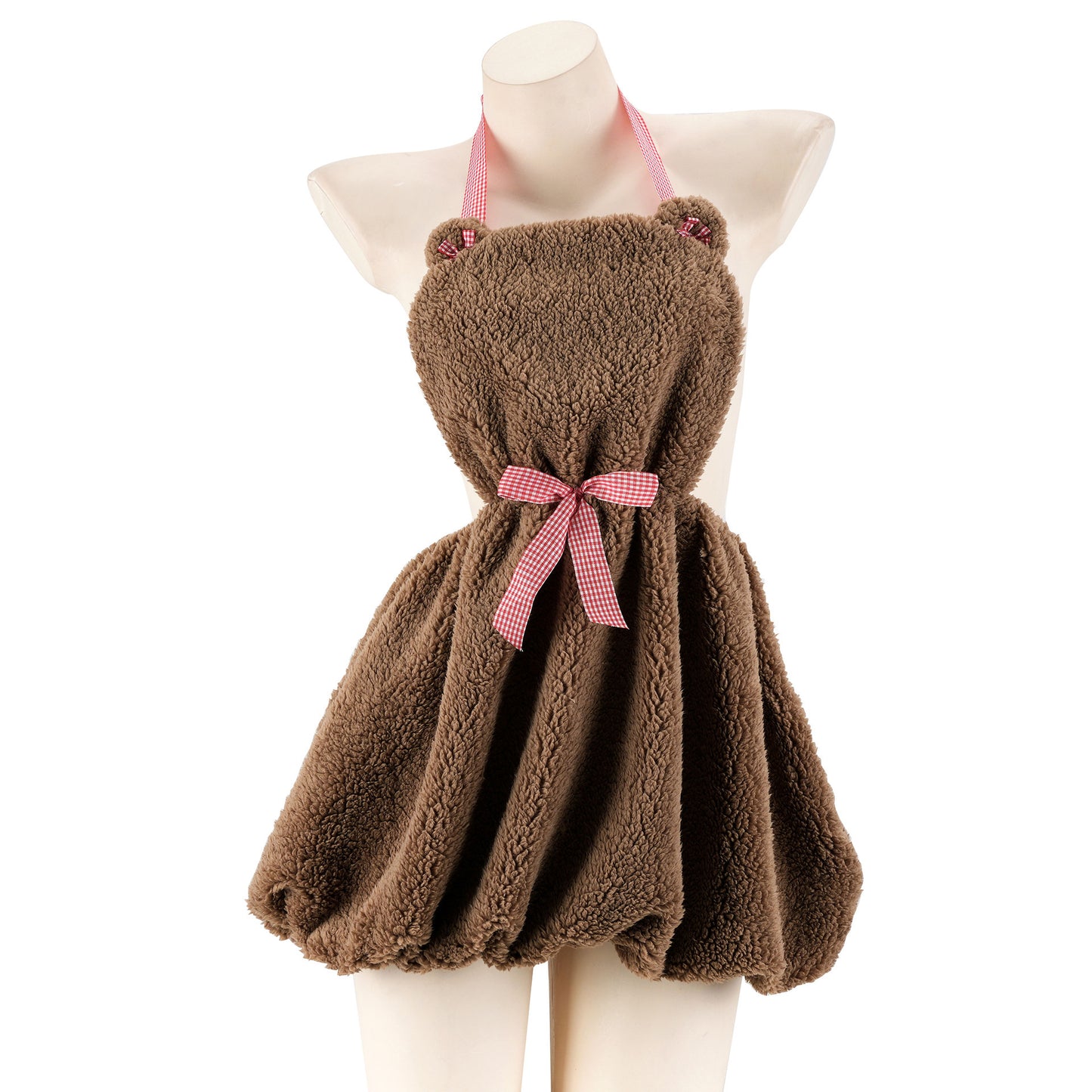 Plush backless short skirt outfit neck bear two-dimensional cute maid outfit sexy underwear female cosplay F571