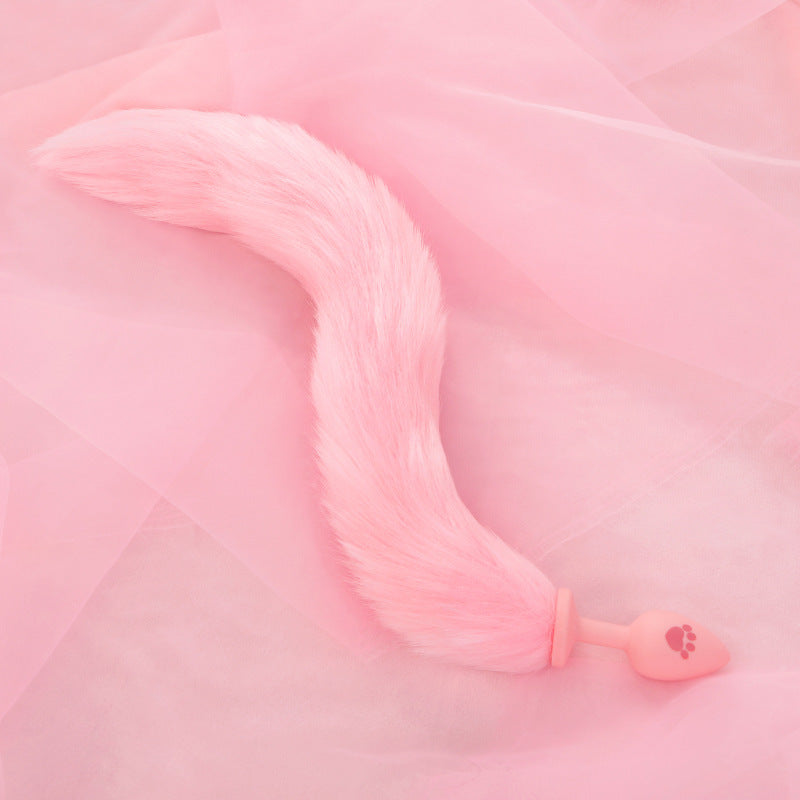 Domila SM Sex Products Fox Tail Anal Plug Cat Paw Silicone Hairball Anal Plug Alternative Adult Products P176